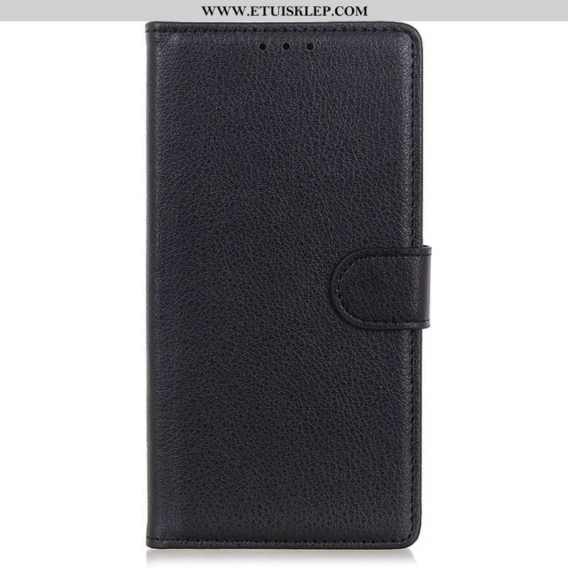 Etui Folio do Xiaomi Redmi Note 12 4G Tradycyjna Sztuczna Skóra